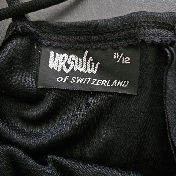 Vintage - Ursula of Switzerland NWT Little Black Cocktail Dress - Size 11/12 - Picture 7 of 8